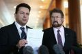 Crossbench senators Nick Xenophon and Derryn Hinch reveal details of the whistleblower law.