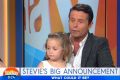 Steve Jacobs, with daughter, announces he's leaving <i>Today</i>.