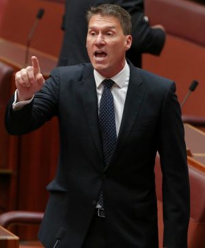 "It is not in the Australian national interest": Senator Cory Bernardi.