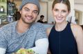 Guy Sebastian and Kate Waterhouse at The Bathers Pavilion in Balmoral.