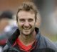 Jobe Watson and John Worsfold at pre-season training session Tuesday.