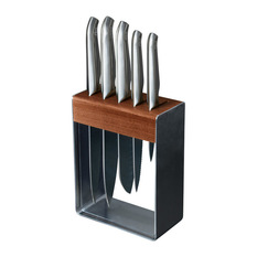 Furi | Clean Store Stainless Steel Knife Block Set 7 pce - Knife Storage