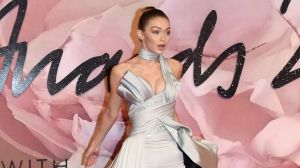 Gigi Hadid wins Model of the Year at the British Fashion Awards in London on Monday.