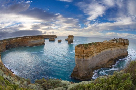 Follow the Great Ocean Road, Victoria.