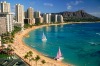 Waikiki Beach and Diamond Head.