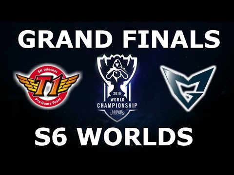 SKT vs SSG - Finals Full Series S6 LoL eSports World Championship 2016! SKT T1 vs Samsung