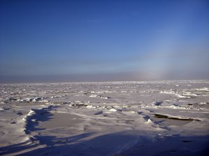 File - Views of the U.S.-Canada fourth joint mission to map the continental shelf in the Arctic Ocean in August and September 2011.