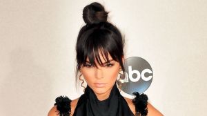 Kendall Jenner lead the faux-fringe charge last year, with a complimenting top-knot at the American Music Awards.