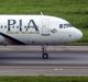 The plane, a short-haul ATR-42 airliner, belongs to Pakistan International Airlines.