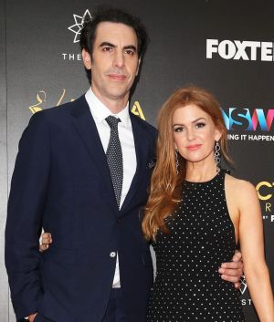 Sacha Baron Cohen and Isla Fisher at the 6th AACTA Awards in Sydney on Wednesday.