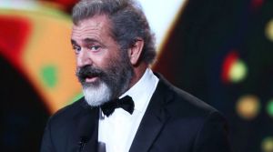 Mel Gibson wins the AACTA Award for best direction for Hacksaw Ridge during the 6th AACTA Awards in Sydney, Australia.