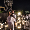 Photos: Guests Dressed In All White Took Over Downtown's Music Center For Dinner En Blanc