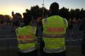 Queensland Ambulance Service staff on site at the Gold Coast Marathon in 2016.