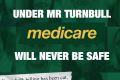 Labor's Save Medicare website, which has come under legal threats over its use of the Medicare logo.