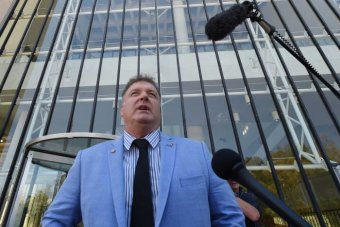 Rod Culleton outside the High Court