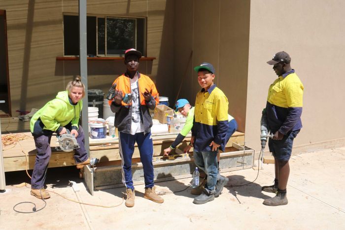 Shae Woollatt, Innocent Taban, Jed Banwell, Isaac Tuimuk and Denis Jackson.