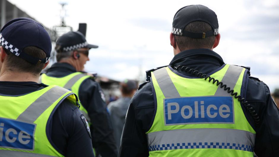 Police at Melbourne Cup