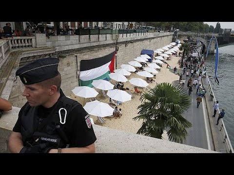 Paris beach party stirs geopolitical tensions