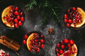 Mulled wine can bring a festive bouquet.