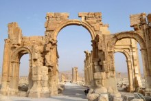 Monumental Arch in Palmyra (Reuters: Sandra Auger)