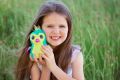 Canberra's Maisy Ellis was lucky enough to receive a Hatchimal for her seventh birthday two weeks ago. 