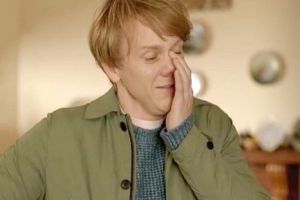 Josh Thomas in last night's emotional Please Like Me.