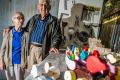 Kambah couple Beryl and John Fillery make sturdy wooden toys for children and give them away at Christmas time. Photo by ...