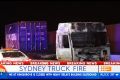 A truck burst into flames on the M5 motorway on Friday morning, causing traffic delays.