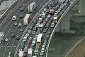 Traffic was at a standstill for hours on the West Gate Bridge.