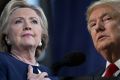 No election like it: Divisive presidential nominees Hillary Clinton and Donald Trump.