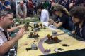 Gamers rolling out the heavy artillery with TANKS in the tabletop section of PAX Australia 2016.