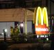 ACT Emergency Services and ACT Policing at the scene of a gas explosion at the McDonald's restaurant on Cooyong Street ...