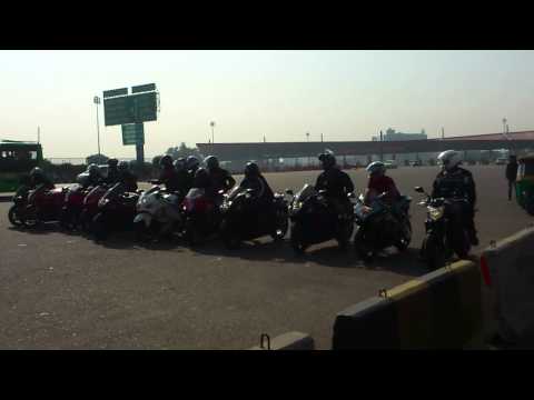 Super Bikes at NH8 Toll Plaza