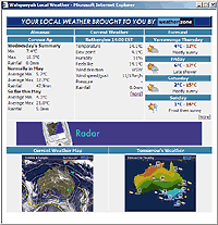 free local weather page