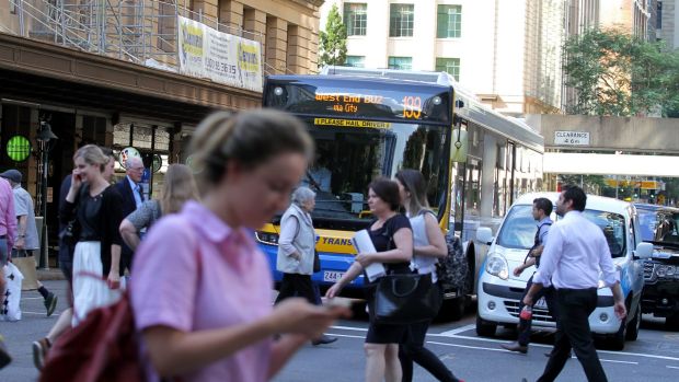 Mobile phone use is the biggest danger for young Brisbane pedestrians, research has found.