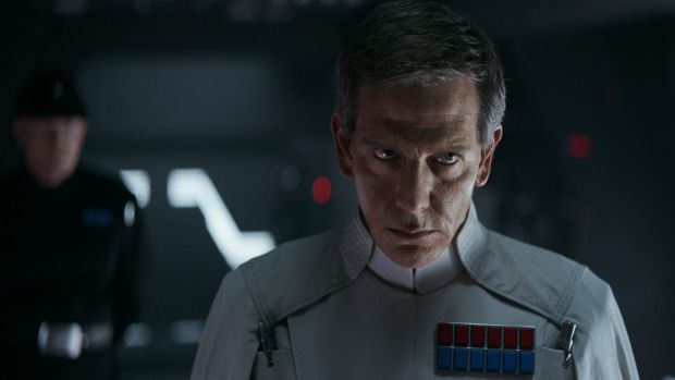 Ben Mendelsohn portrays Director Krennic in <i>Rogue One: A Star Wars Story</i>.