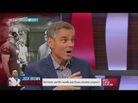 The Giants could have handled the Josh Brown situation better | SPEAK FOR YOURSELF