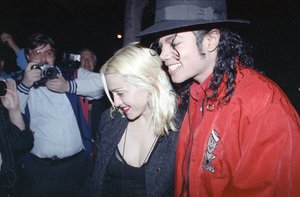 Madonna and Michael Jackson go out for dinner together at a restaurant in Los Angeles. Madonna told CBS' James Corden in an appearance on