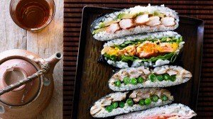 Sushi sandwiches from Adam Liaw's new cookbook The Zen Kitchen.