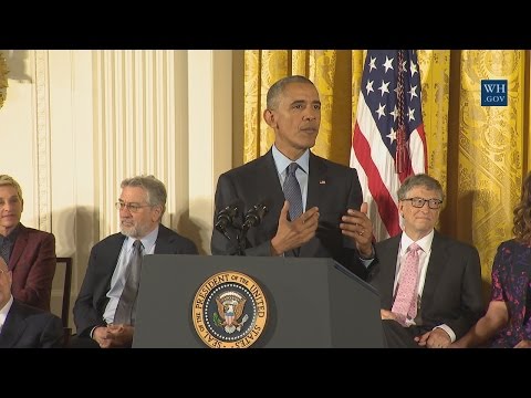 President Obama Awards the Presidential Medal of Freedom