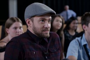 Timberlake told student Fergus Lupton his song should be "on the radio now".