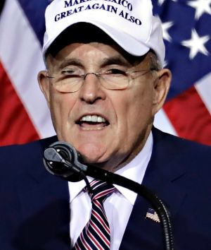 Former New York City mayor, Rudy Giuliani.