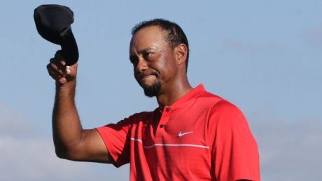 Rusty return: Tiger Woods.