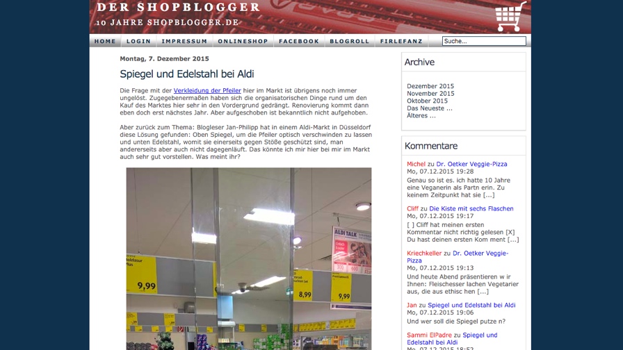 Das Blog des Shopbloggers