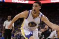 Sharp-shooter: Klay Thompson racked up a quickfire 60 points.