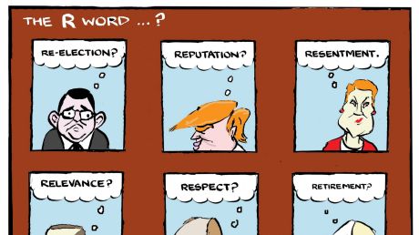 The R word ... ? Illustration: Andrew Dyson.