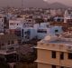 In the Indian city of Udaipur, flat roofs become places for living, yoga, laundry.