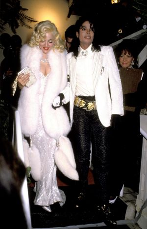 Madonna and Michael Jackson in 1991.