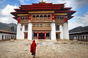 One of the kingdom?s remote monasteries.