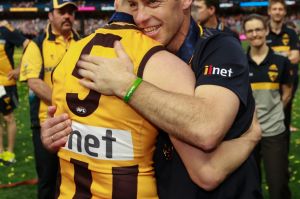 Hawthorn fans have now seen the back of Sam Mitchell in the No.5 jumper.